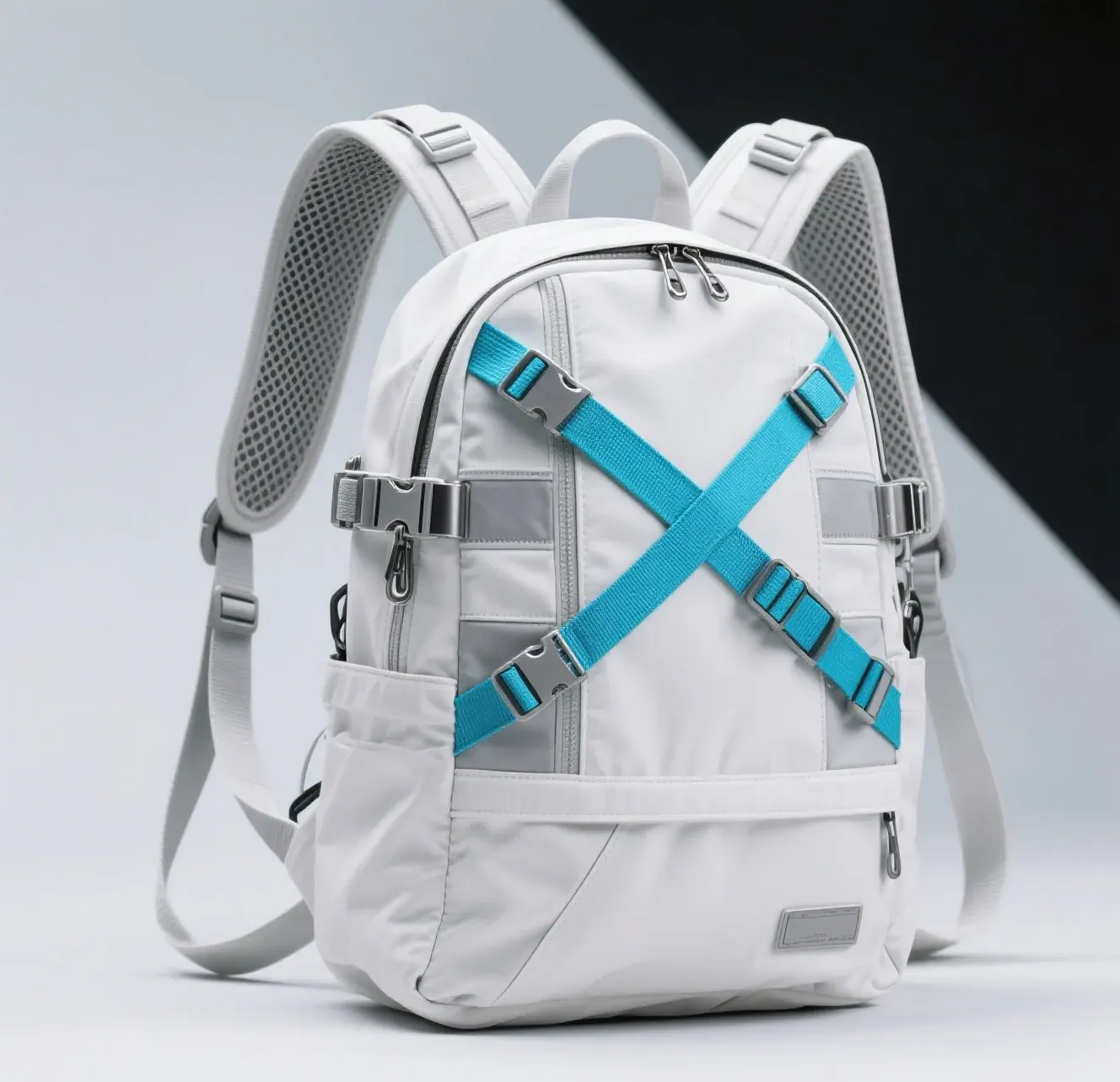 Three waterproof backpacks representing budget, mid tier and premium laid out with their specification cards for side by side review