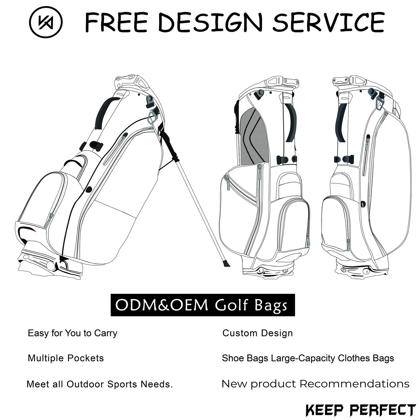 Waterproof ski backpack in dark grey standing upright in fresh snow with the roll-top collar closed and a pair of ski poles strapped to the side