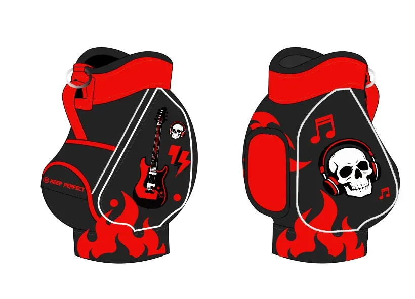 Waterproof running vest open on a wet trail showing a folded emergency blanket, gloves and a sealed phone pouch packed in the rear compartment