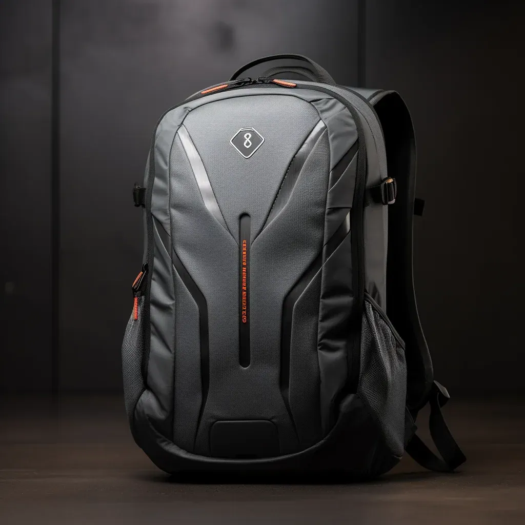 Marine waterproof laptop backpack opened after drying with zipper, buckles, and lower seams arranged for inspection