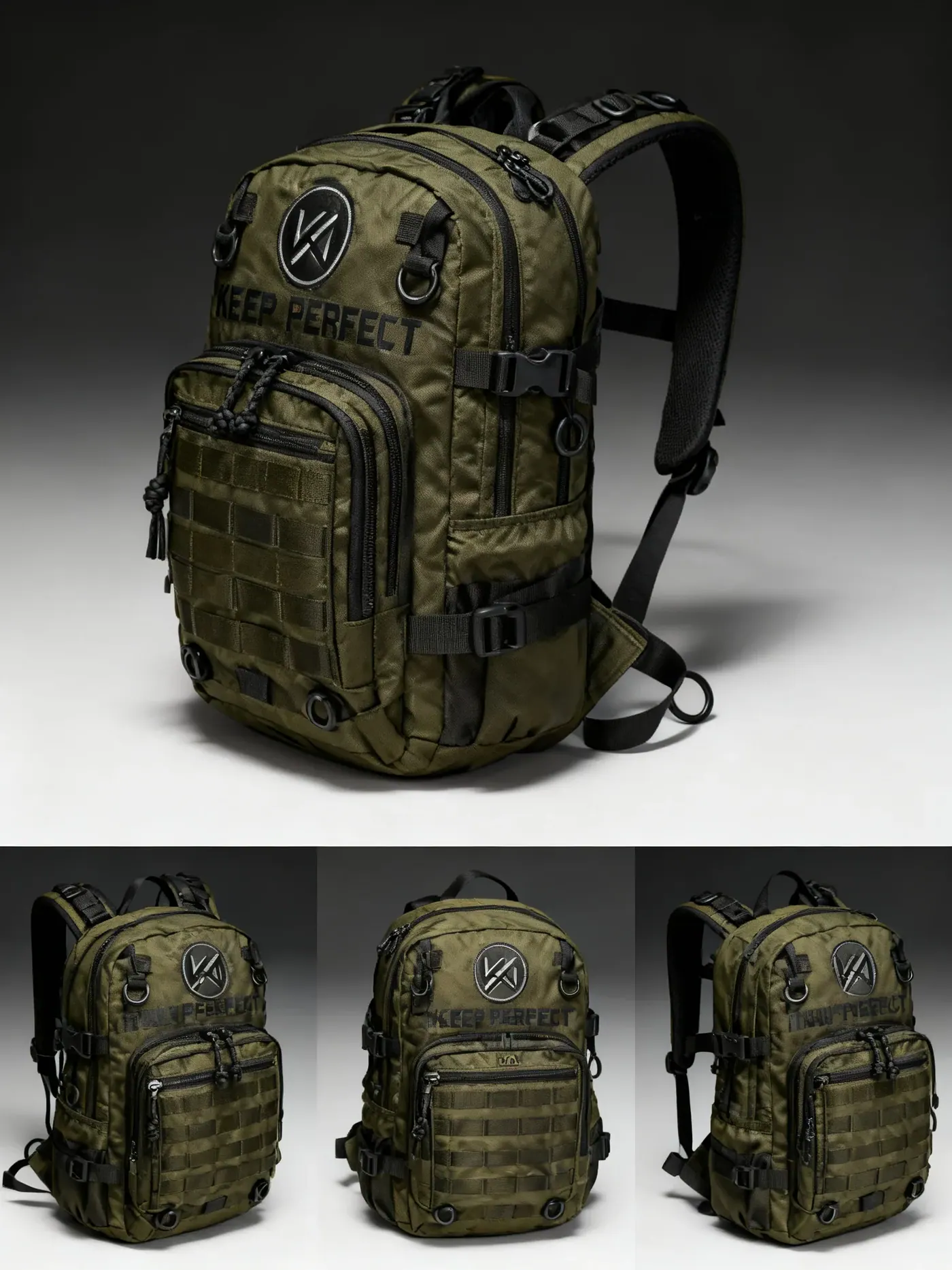 Backpack and carry bag standing side by side comparing how load height and strap geometry change how each is lifted