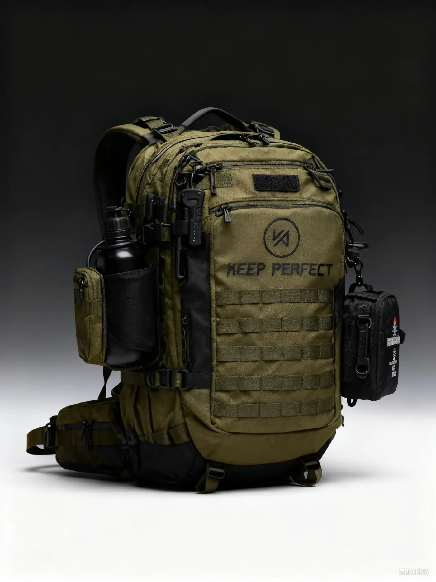 Fly angler carrying a small waterproof backpack on a long walk to a remote beat with rod tube attached